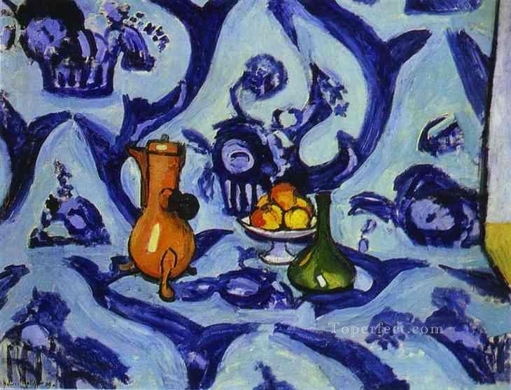 Blue TableCloth Fauvism Oil Paintings